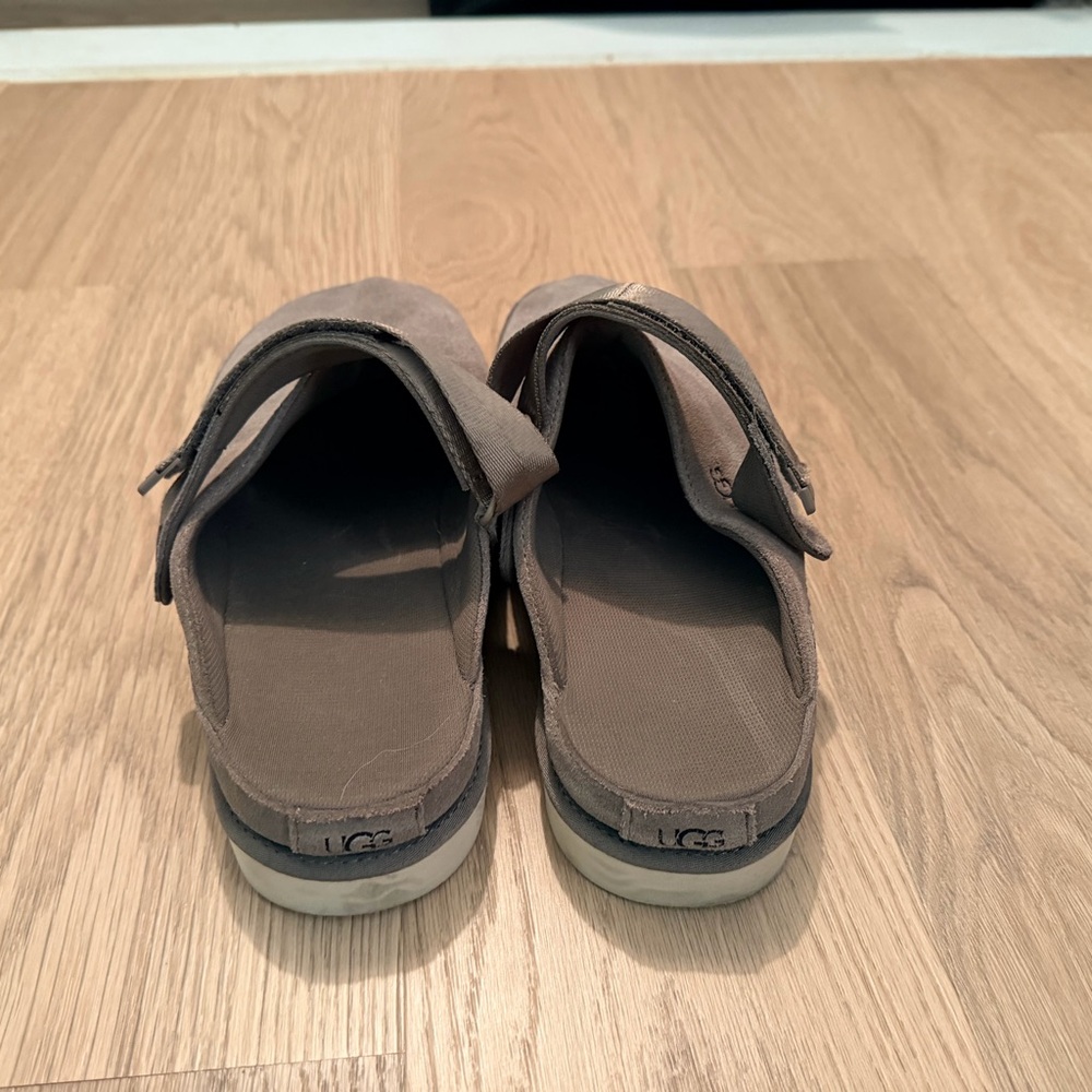 UGG Men's Taupe Suede Slip-Ons - Picture 4 of 5